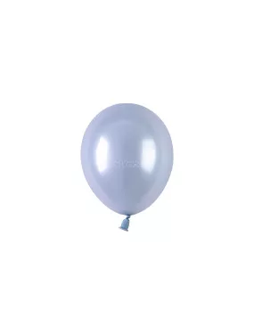BALONEVI Latex lufi, 5", 13cm, 100db/cs, Rustic Azure, Selyemfényű Világoskék