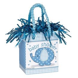 Léggömbsúly, nehezék 160g ajándéktasak forma, Baby Shower, kék 41718