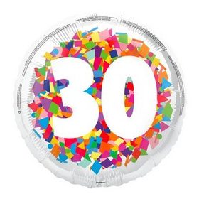 Szám, Számos lufi 18" 45cm - 30-as lufi