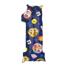   Számos lufi 26" 66cm Mancs fólia szám, számjegy 1-es, 1. szülinap 