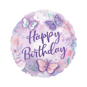 Szülinapi lufi 18" 45cm Happy Birthday