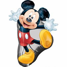 Óriás fólia lufi 31", 78cm, Mickey, 2637301, héliummal töltve