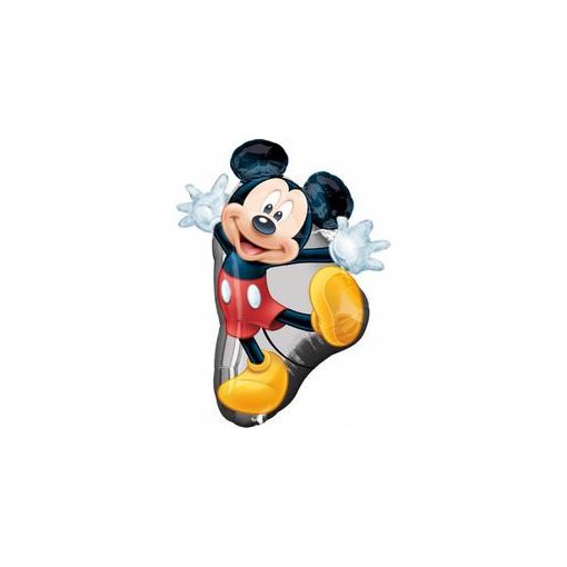Óriás fólia lufi 31", 78cm, Mickey, 2637301, héliummal töltve
