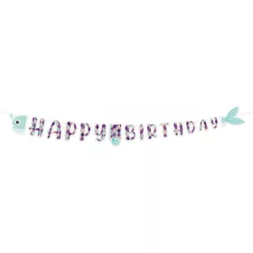Betűfüzér Happy Birthday felirat, Sellő