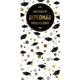   CARDEX Képeslap, zsebes, Gratulálunk diplomád megszerzéséhez
