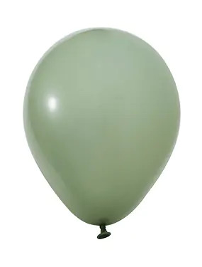 BALONEVI Latex lufi, 12" 30cm, 100db/cs, , Pastel Moldy Green, Penészzöld