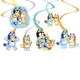 Spirális Függő dekoráció, Bluey - 6 db