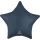 Egyszínű csillag lufi 19" 48cm sötötkék, navy csillag 
