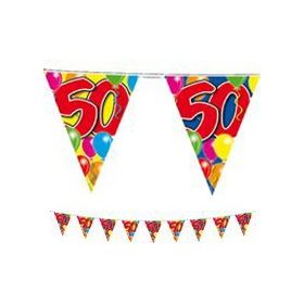 Zászlófüzér 50-es számmal, 10m, 04547