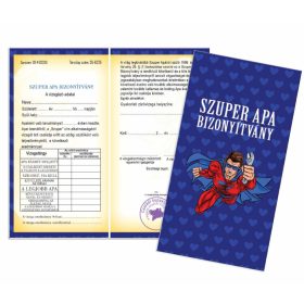 Bizonyítvány, Szuper apa