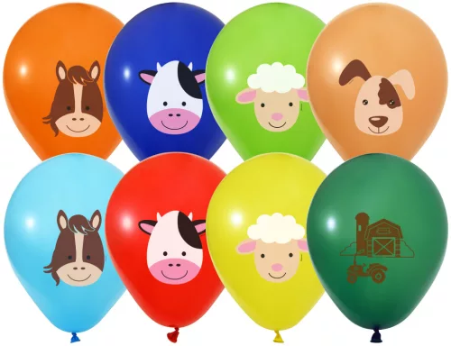 BALONEVI lufi, 12" 30cm, 8db/cs, Farm