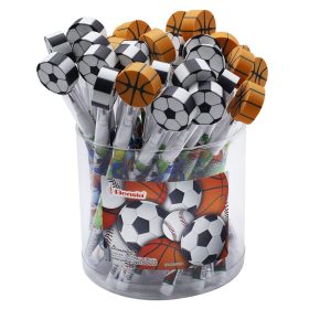 Bensia tolóbetétes ceruza, radírral, labdák