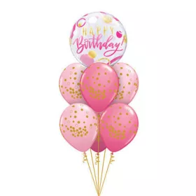   Héliumos luficsokor szülinapra, Happy Birthday - INGYENES GLS szállítással