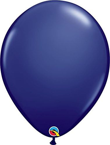 Qualatex 16" (40cm-es) Latex léggömb, fashion színek, tengerkék, Navy Blue