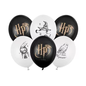 Mintás lufi 11" 28cm 6db Harry Potter