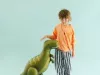 Óriás álló lufi 36 inch 93 cm T-Rex, dinoszaurusz, csak levegővel tölthető