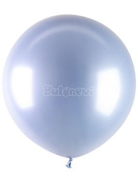 BALONEVI Latex lufi 24" 60cm, 3db/cs, Rustic Azure, Selyemfényű Világoskék