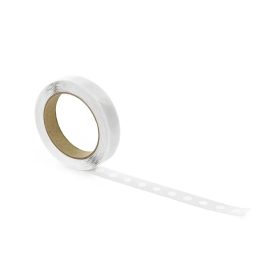 Kétoldalú ragasztópötty, 12mm, átlátszó, 1000db