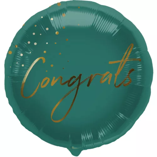 Ballagási lufi 18" 45cm Congrats