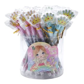 Bensia tolóbetétes ceruza, radírral, Princess