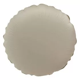Egyszínű kerek lufi 18" 45cm Matt krém, latte