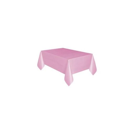 Műanyag asztalterítő 137x274cm rózsaszín, p50392