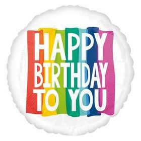 Szülinapi óriás lufi 28" 71cm Happy Birthday, 41003