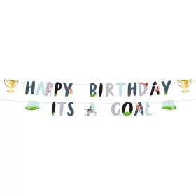 Happy Birthday füzér dekoráció, Foci, Football