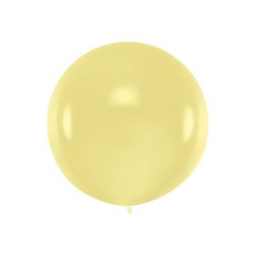 Latex lufi 1m-es Latex léggömb, Pasztell sárga