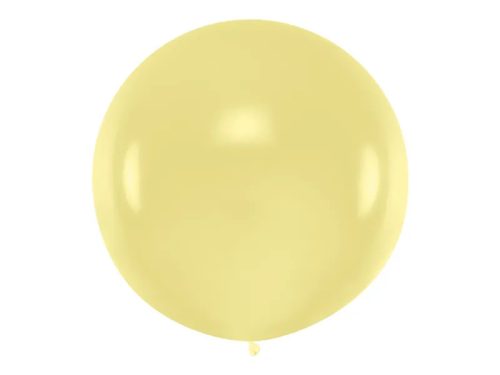 Latex lufi 1m-es Latex léggömb, Pasztell sárga