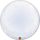 Deco Bubble lufi 24" 61cm krisztálytiszta, átlátszó, fehér hópehely, Snowflake mintával, Karácsony