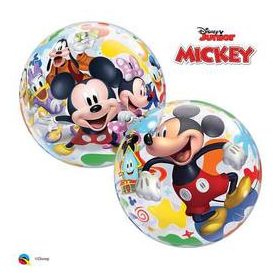 Mintás Bubbles lufi 22" 56cm   Disney Mickey Mouse