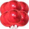 Egyszínű fólia gömb lufi 16" 40cm piros Orbz, 2820399