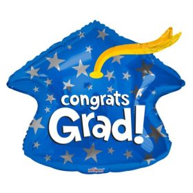 Ballagási fólia lufi 18" 45cm Congrats Grad