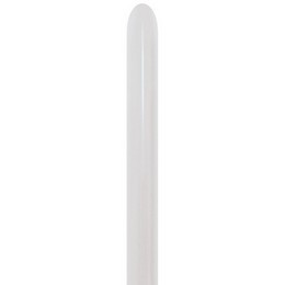 Sempertex 260s modellező lufi 50db/csomag Gyöngyház fehér