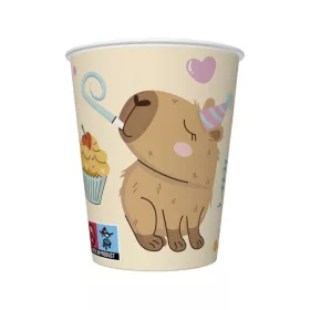 Parpírpohár 250ml 8db, Capybara
