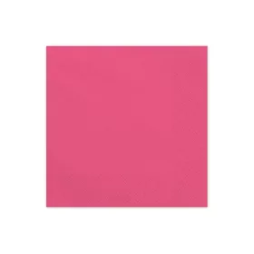 Szalvéta 33x33cm egyszínű 20db, SötétRózsaszín, Pink