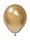 BALONEVI Latex lufi, 12" 30cm, 50db/cs, Krom Gold, Króm Arany