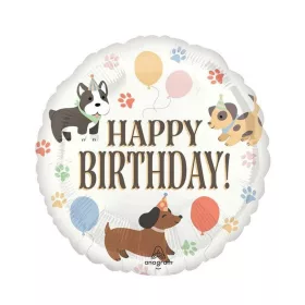 Szülinapi lufi 18" 45cm Happy Birthday