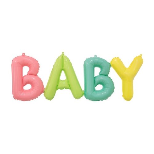Fólia lufi - Baby felirat, csak levegővel tölthető