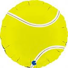 Teniszlabda fólia lufi 18" 45cm