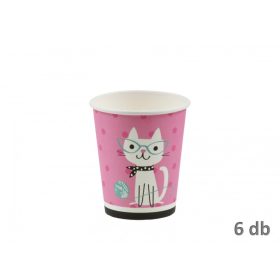 Papírpohár 2,5dl 6db cica