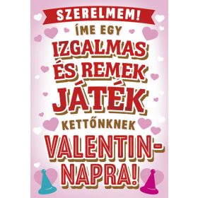 Cardex Valentin napi képeslap borítékkal