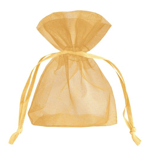 Organza tasak, 10x15cm, arany