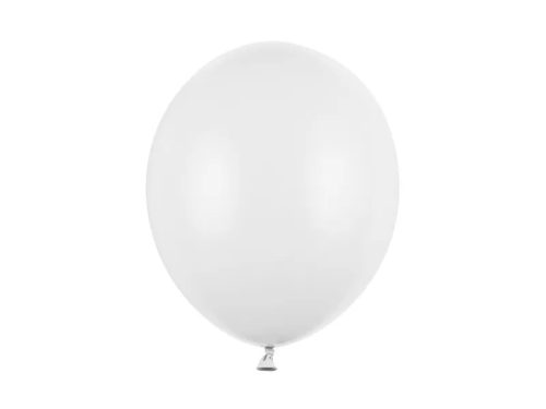 Strong 11" (28cm-es) Latex léggömb, standard színek, fehér lufi, standard white