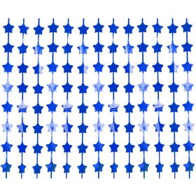   Ajtódekoráció, függöny, háttér, 100x200cm, Csillagok, Kék