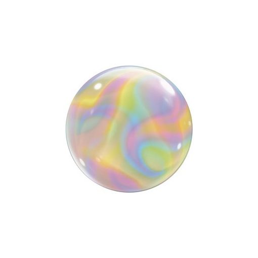Mintás Bubbles lufi 22" 56cm irrizáló, Héliummal töltve, 13081