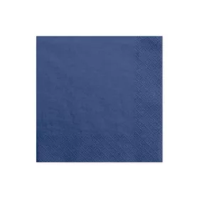 Szalvéta 33x33cm egyszínű 20db Sötétkék