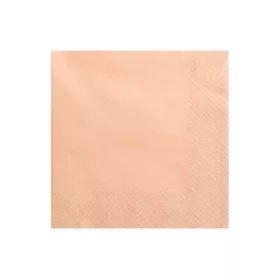 Szalvéta 33x33cm egyszínű 20db lazac