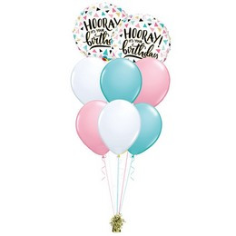 Héliumos luficsokor szülinapra, Happy Birthday  - INGYENES KISZÁLLÍTÁSSAL